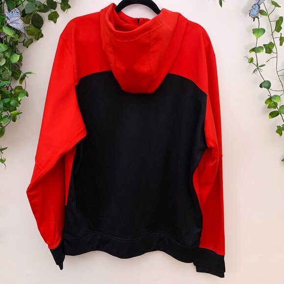Nike Thermafit Red Black Hoodie Jacket Size XL - Picture 2 of 6